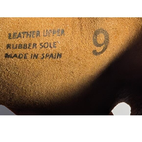 YOKONO Calf Hair Leather Zebra Print Slide Sandals Made in Spain Women's 9 - Picture 11 of 11